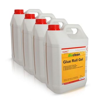 Cleaning agent for dissolving glue 